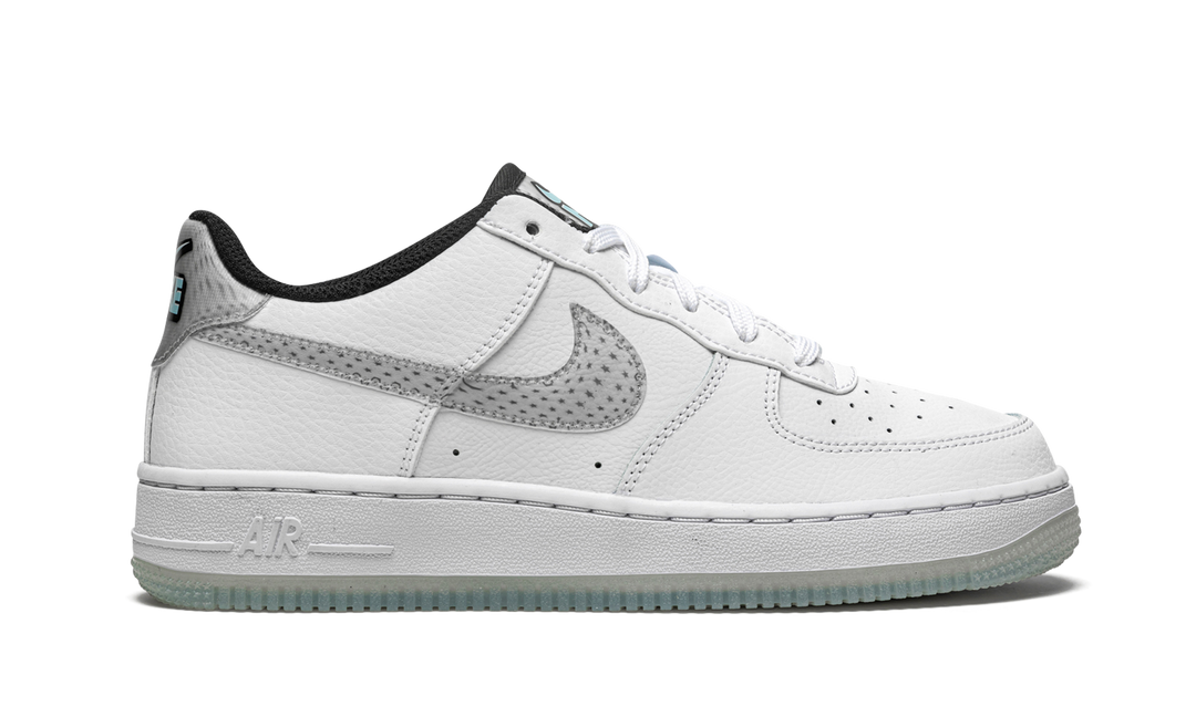 NIKE AIR FORCE 1 LOW LV8 KSA WHITE GLACIER BLUE GS