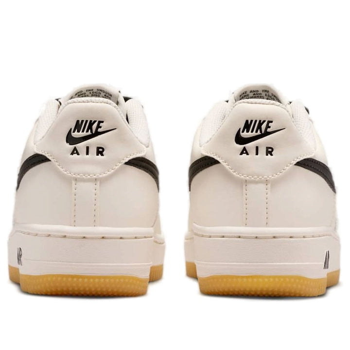 NIKE AIR FORCE 1 LOW LV8 SOFT PEARL GUM BLACK (GS)