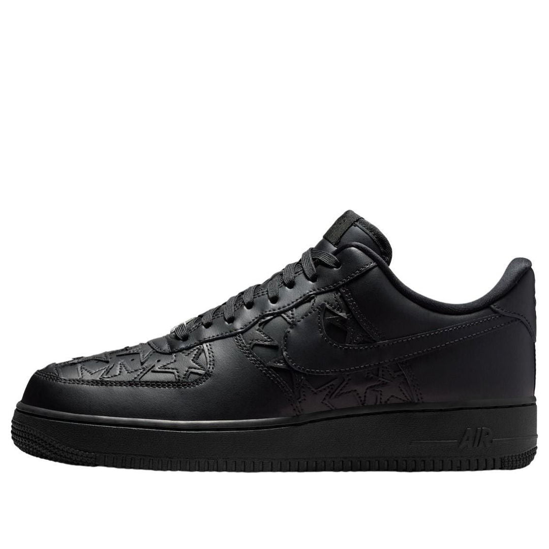 NIKE AIR FORCE 1 LOW LV8 TRIPLE BLACK STARS — Stock