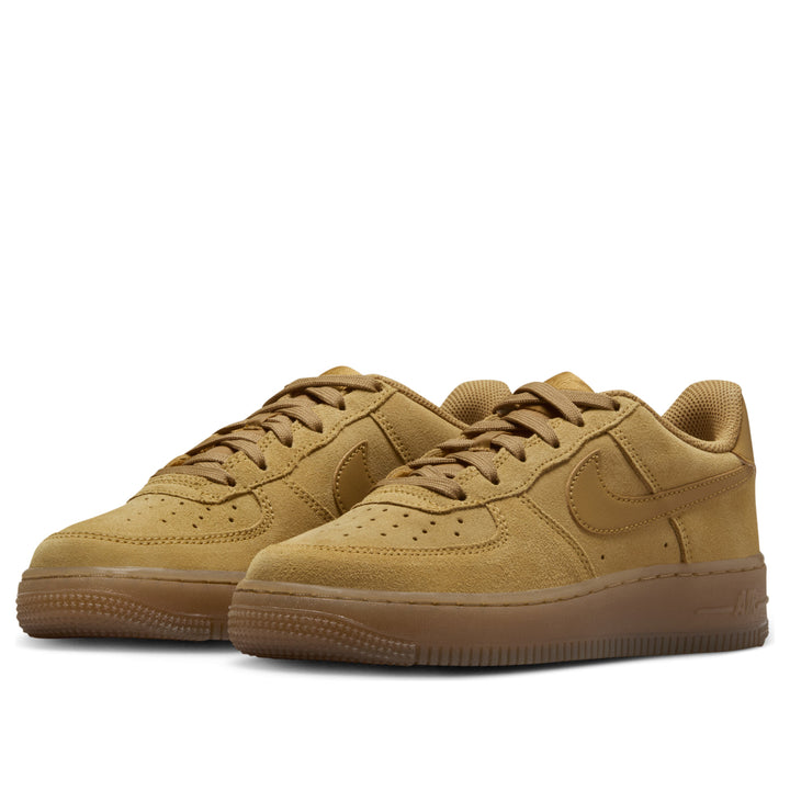 NIKE AIR FORCE 1 LOW LV8 WHEAT GUM LIGHT BROWN GS