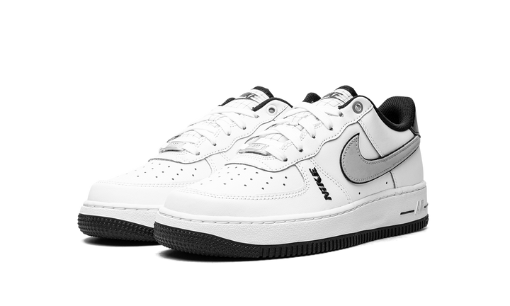 NIKE AIR FORCE 1 LOW LV8 WHITE WOLF GREY BLACK GS