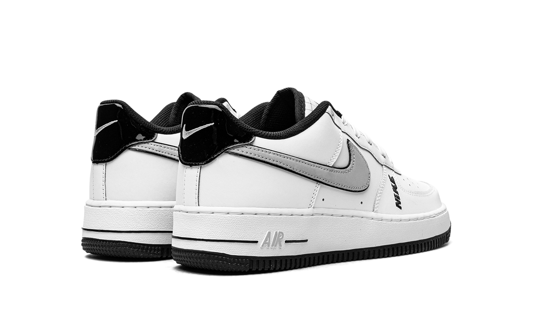 NIKE AIR FORCE 1 LOW LV8 WHITE WOLF GREY BLACK GS