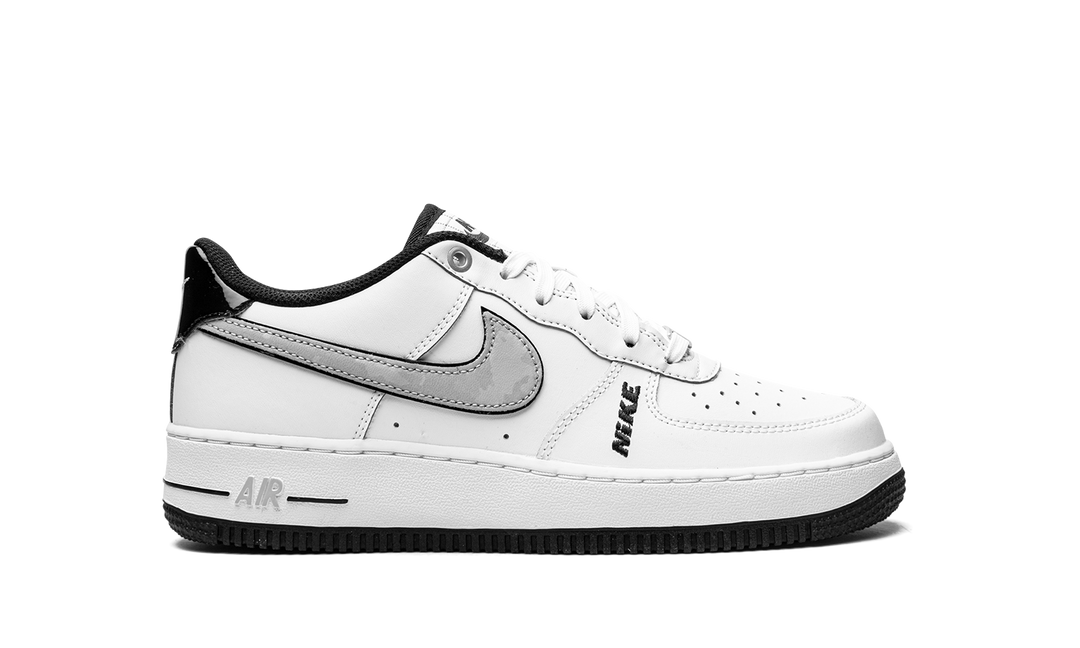 NIKE AIR FORCE 1 LOW LV8 WHITE WOLF GREY BLACK GS