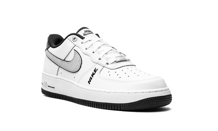 NIKE AIR FORCE 1 LOW LV8 WHITE WOLF GREY BLACK GS