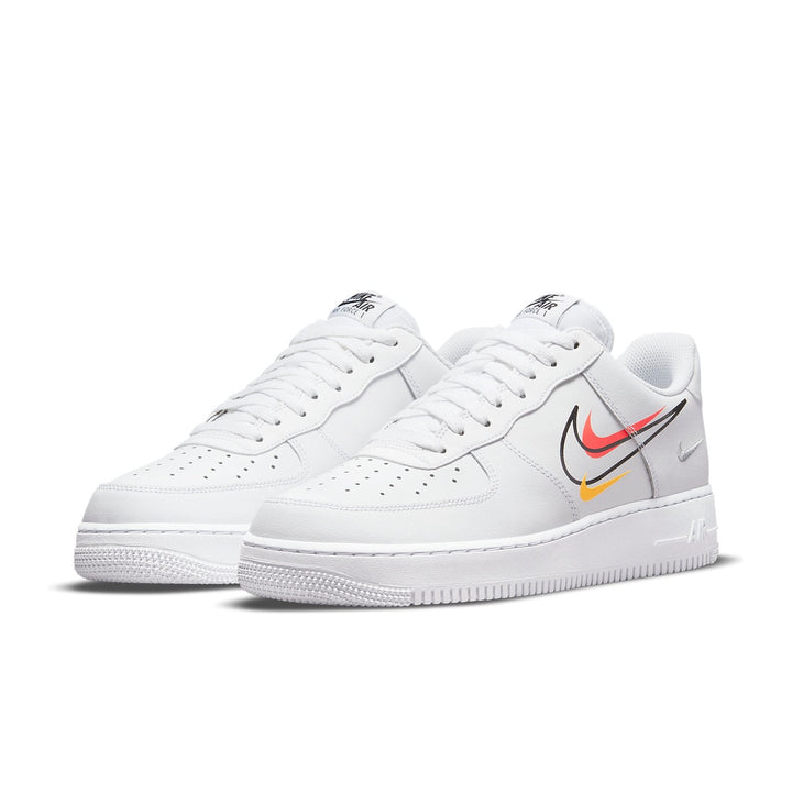NIKE AIR FORCE 1 LOW MULTI-SWOOSH WHITE