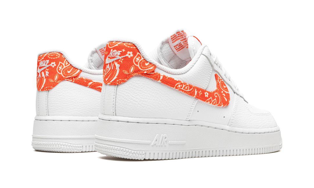 NIKE AIR FORCE 1 LOW ORANGE PAISLEY WOMENS