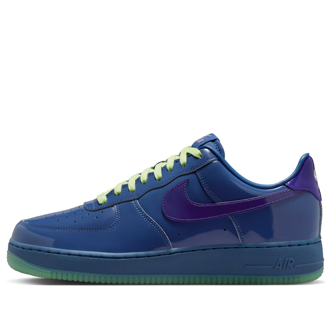 NIKE AIR FORCE 1 LOW PATENT LEATHER MYSTIC NAVY GRAPE ICE — Stock