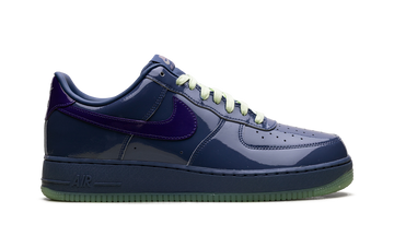 NIKE AIR FORCE 1 LOW PATENT LEATHER MYSTIC NAVY GRAPE ICE — Stock