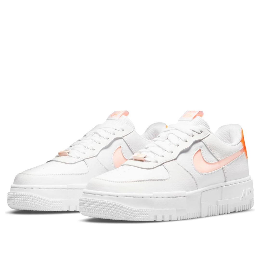 NIKE AIR FORCE 1 LOW PIXEL WHITE ORANGE