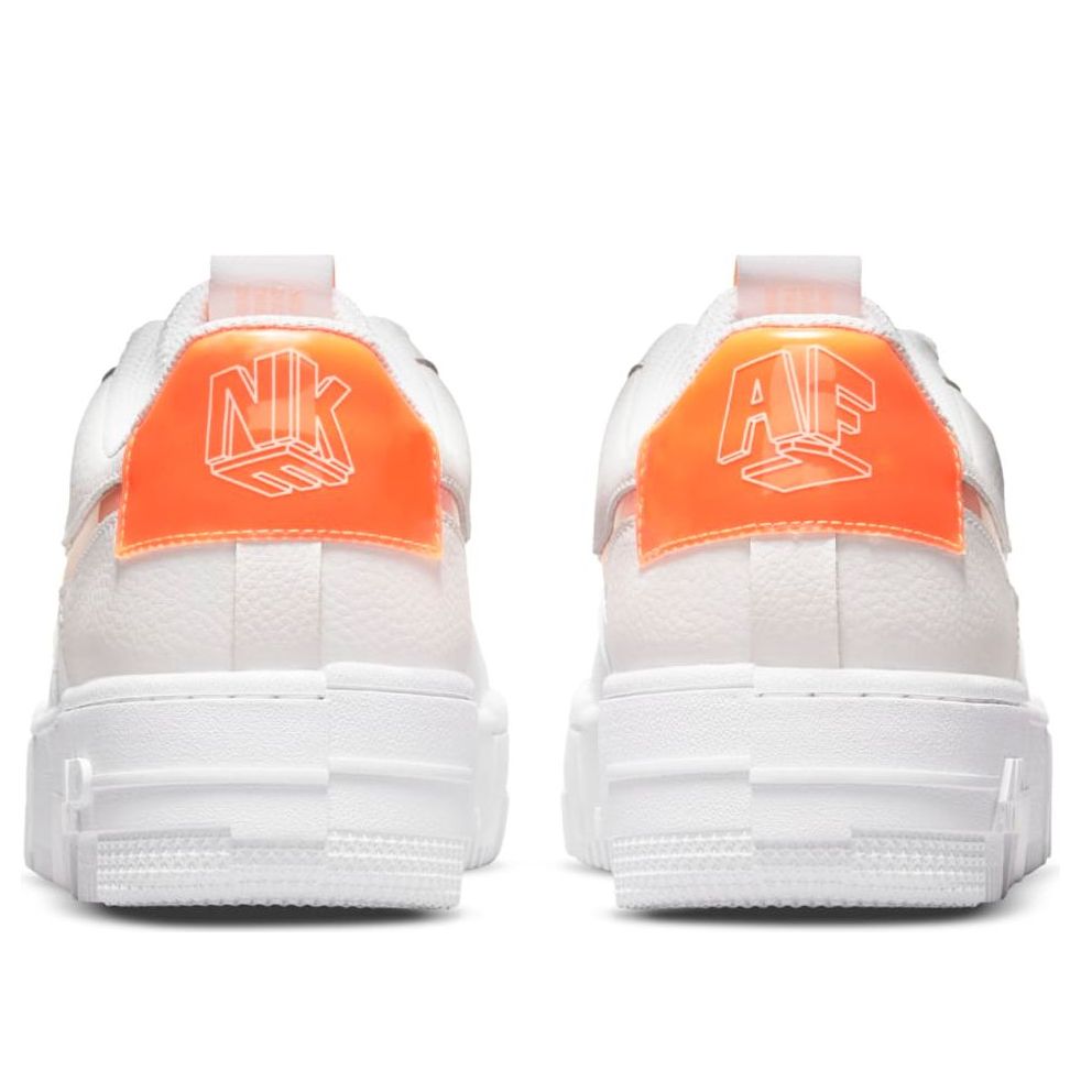 NIKE AIR FORCE 1 LOW PIXEL WHITE ORANGE