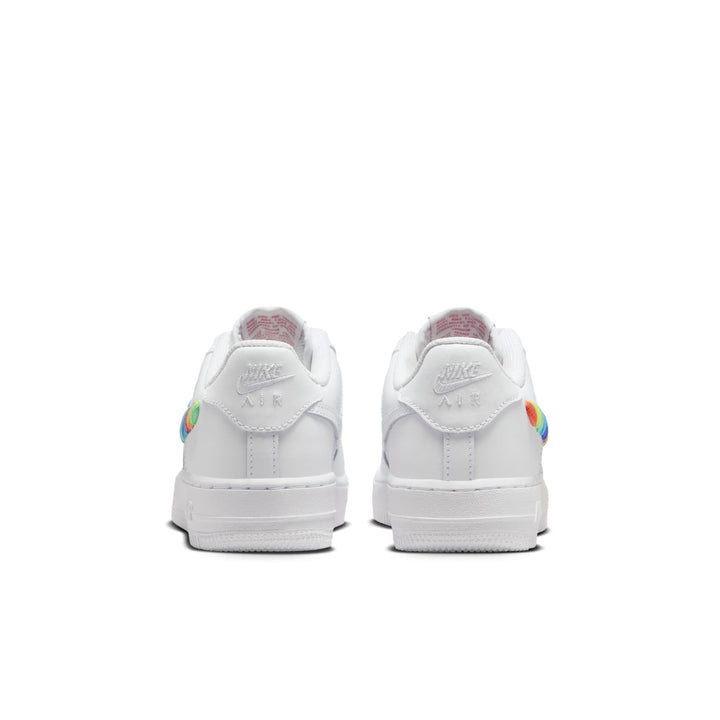 NIKE AIR FORCE 1 LOW RAINBOW LACE SWOOSH GS