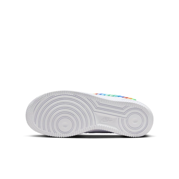 NIKE AIR FORCE 1 LOW RAINBOW LACE SWOOSH GS