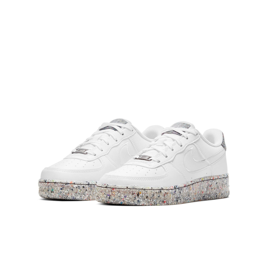 NIKE AIR FORCE 1 LOW RECYCLED WOOL PACK WHITE GS