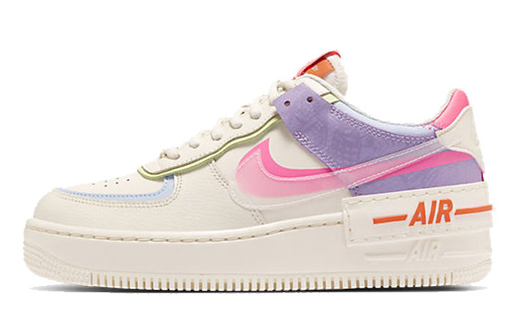 NIKE AIR FORCE 1 LOW SHADOW BEIGE PALE IVORY WOMENS