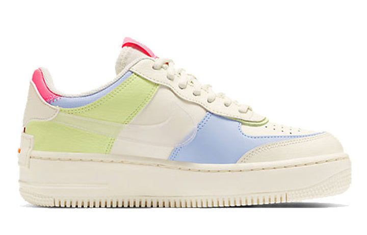 NIKE AIR FORCE 1 LOW SHADOW BEIGE PALE IVORY WOMENS
