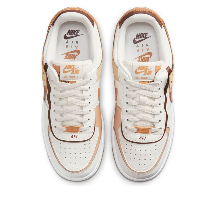 NIKE AIR FORCE 1 LOW SHADOW FLAX SESAME (WOMEN&