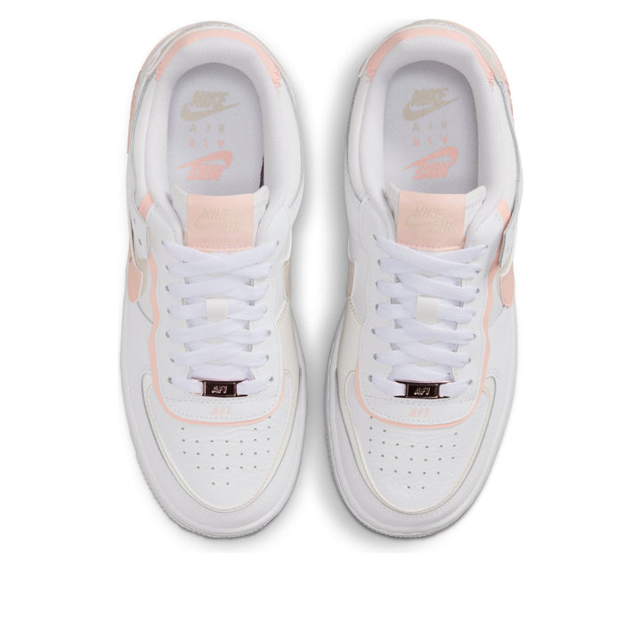 NIKE AIR FORCE 1 LOW SHADOW WHITE LIGHT OREWOOD BROWN WASHED CORAL WOMENS