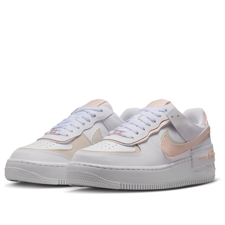 NIKE AIR FORCE 1 LOW SHADOW WHITE LIGHT OREWOOD BROWN WASHED CORAL WOMENS