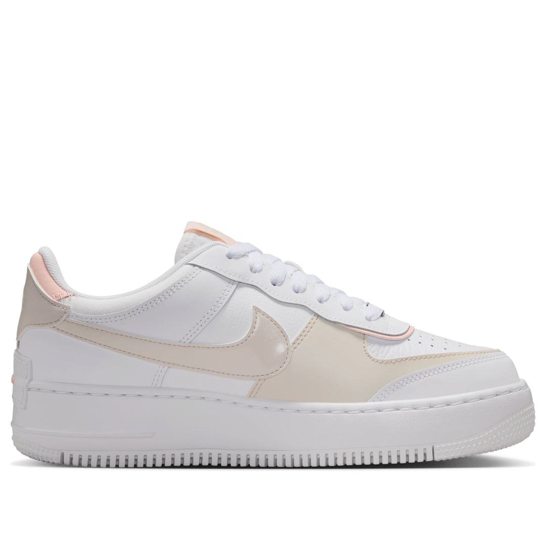 NIKE AIR FORCE 1 LOW SHADOW WHITE LIGHT OREWOOD BROWN WASHED CORAL WOMENS