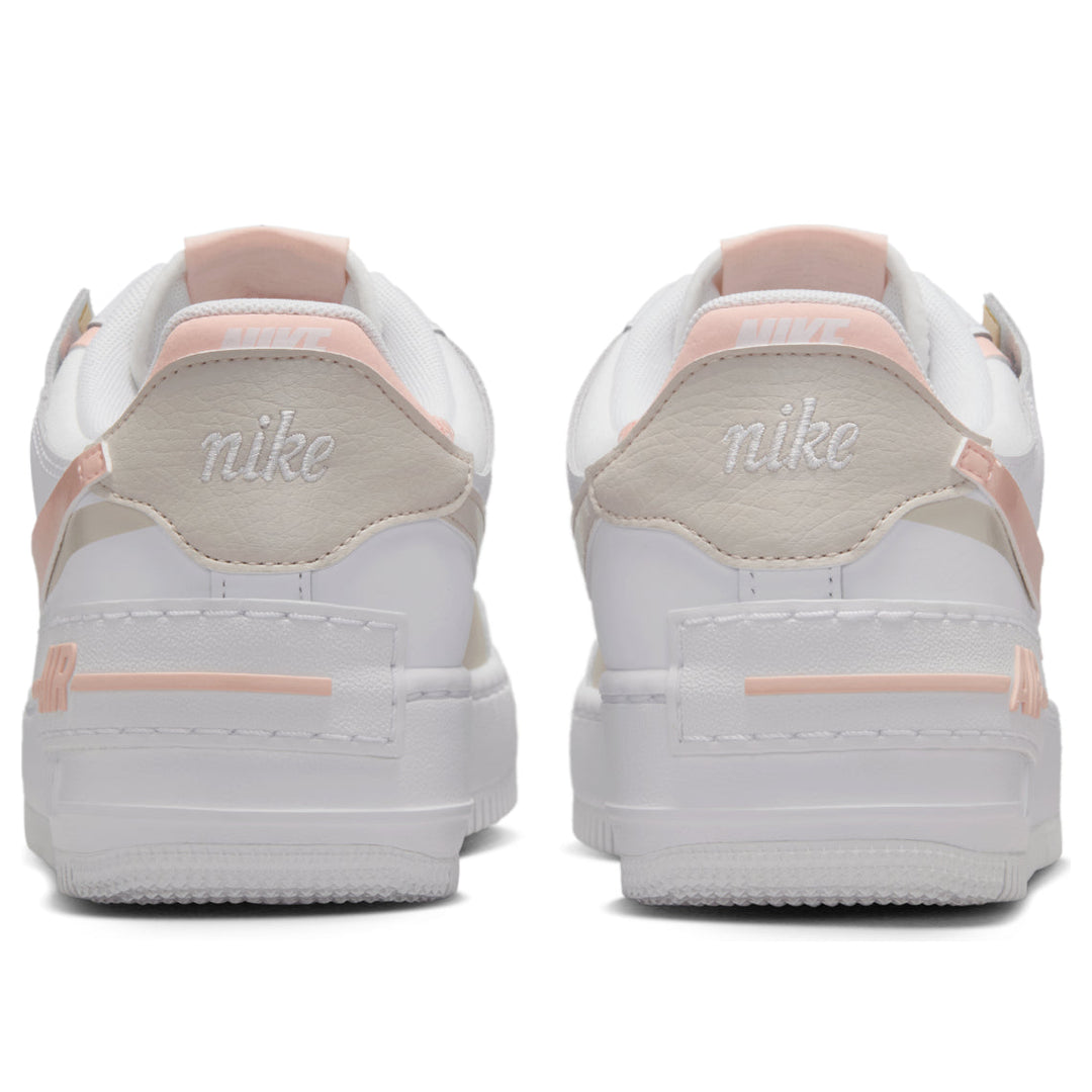 NIKE AIR FORCE 1 LOW SHADOW WHITE LIGHT OREWOOD BROWN WASHED CORAL WOMENS