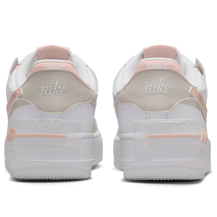 NIKE AIR FORCE 1 LOW SHADOW WHITE LIGHT OREWOOD BROWN WASHED CORAL WOMENS