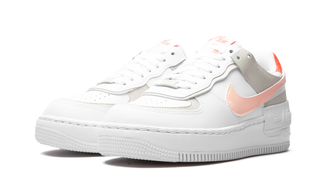 NIKE AIR FORCE 1 LOW SHADOW WHITE MANGO WOMENS