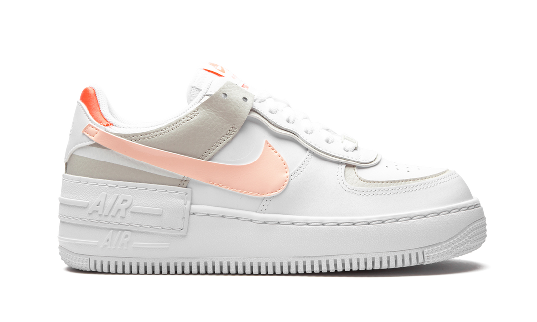 NIKE AIR FORCE 1 LOW SHADOW WHITE MANGO WOMENS