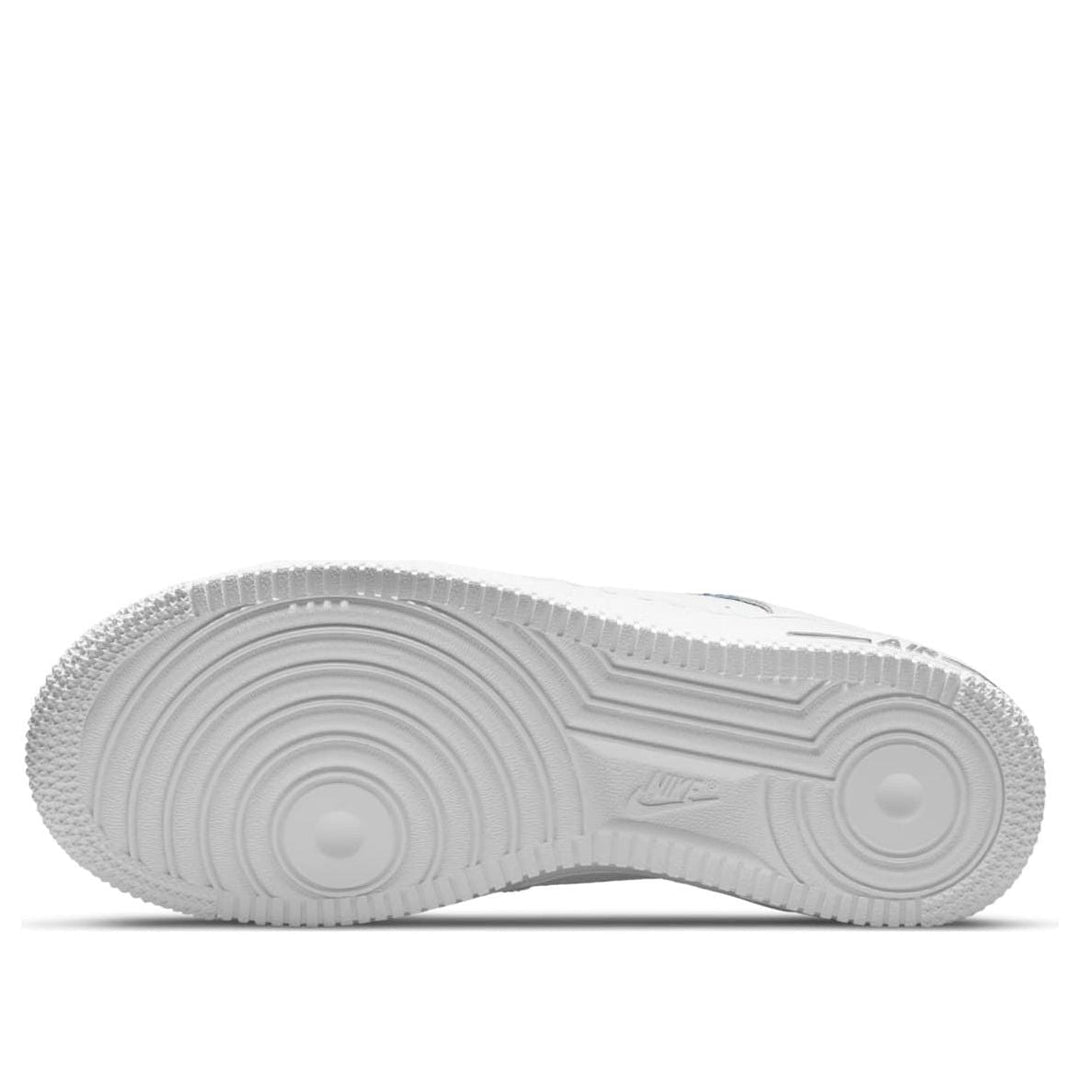NIKE AIR FORCE 1 LOW SKETCH BLUE SWOOSH GS