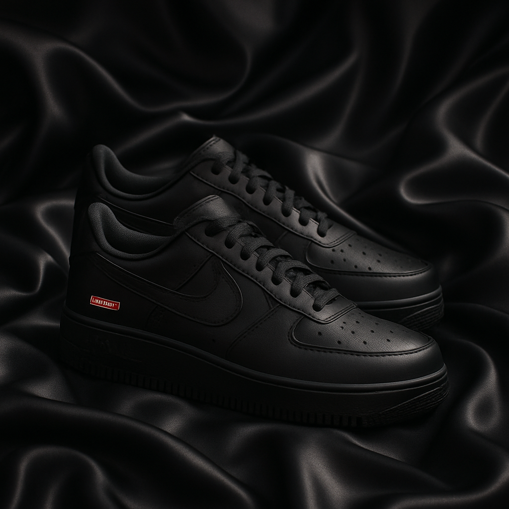 NIKE AIR FORCE 1 LOW SUPREME BLACK