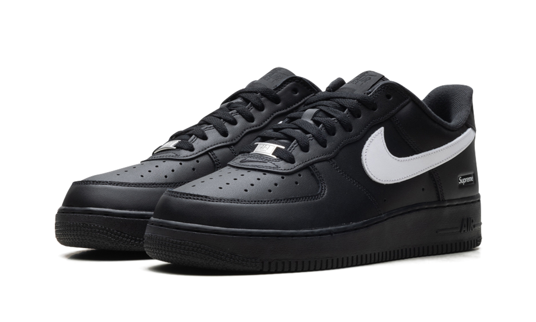 NIKE AIR FORCE 1 LOW SUPREME BLACK WHITE