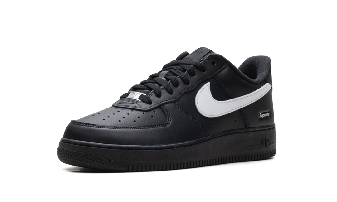 NIKE AIR FORCE 1 LOW SUPREME BLACK WHITE