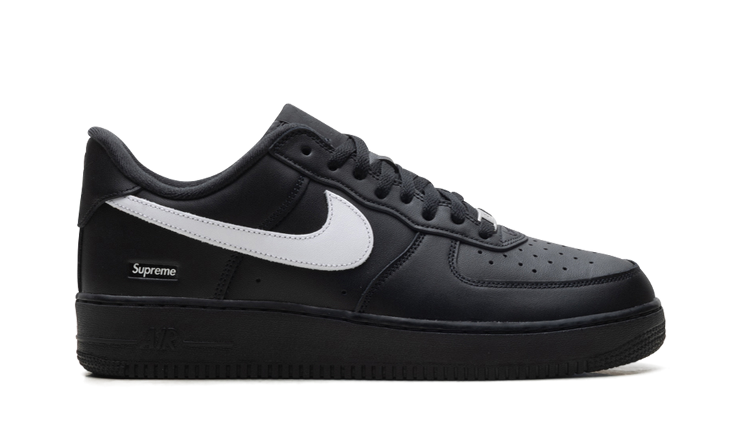 NIKE AIR FORCE 1 LOW SUPREME BLACK WHITE