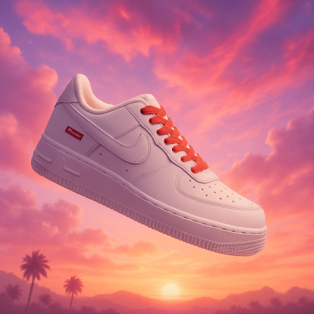 NIKE AIR FORCE 1 LOW SUPREME WHITE