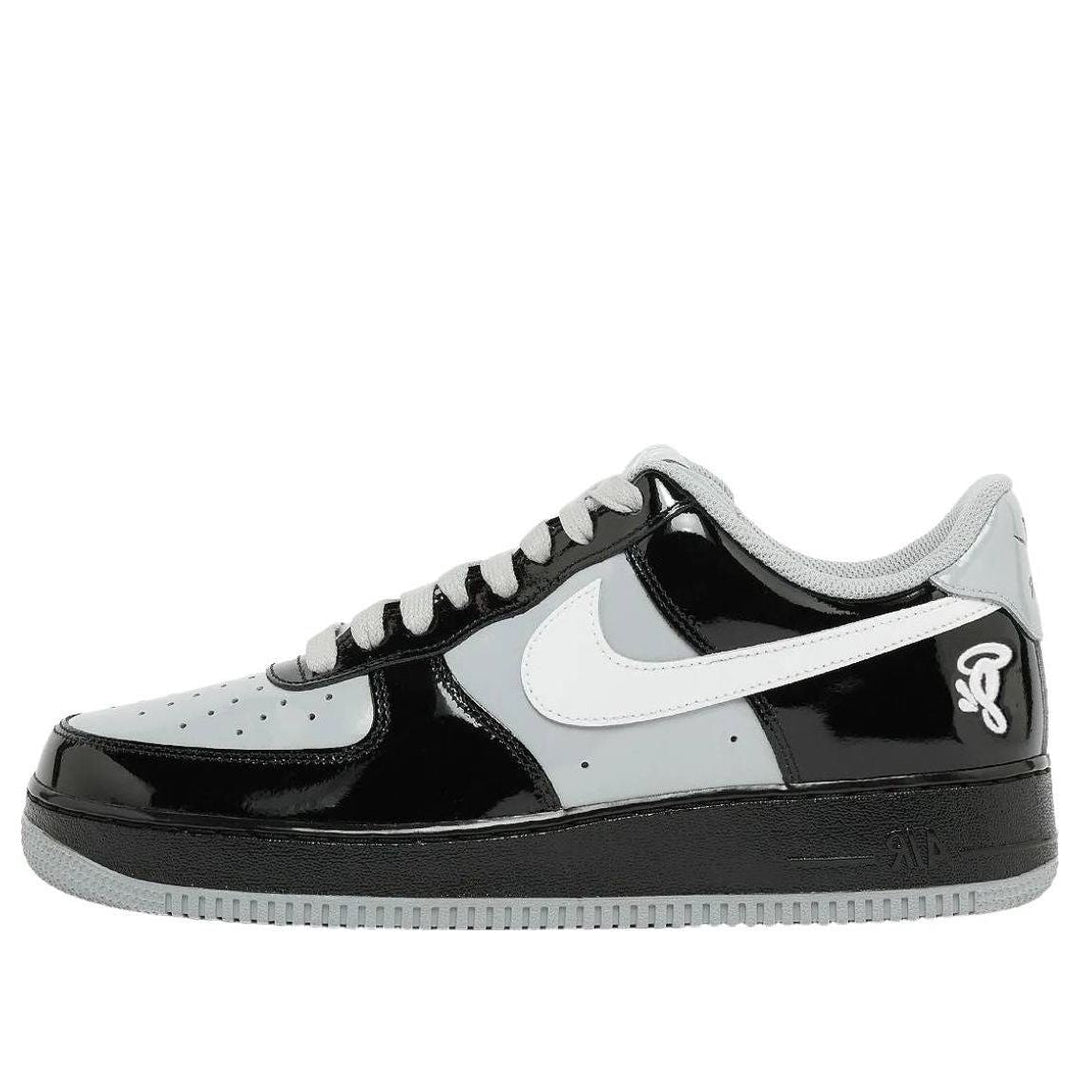NIKE AIR FORCE 1 LOW SYNA CENTRAL CEE BLACK WHITE SMOKE GREY — Stock 