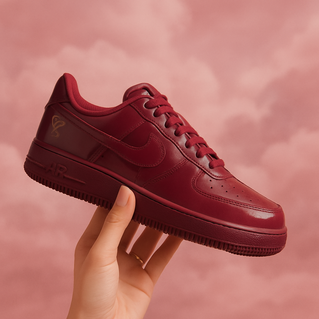 NIKE AIR FORCE 1 LOW SYNA CENTRAL CEE DARK BEETROOT (UK EXCLUSIVE)