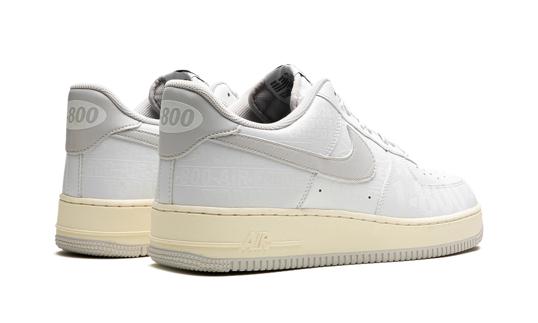NIKE AIR FORCE 1 LOW TOLL FREE WHITE
