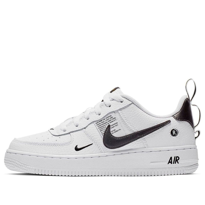 NIKE AIR FORCE 1 LOW UTILITY WHITE BLACK GS