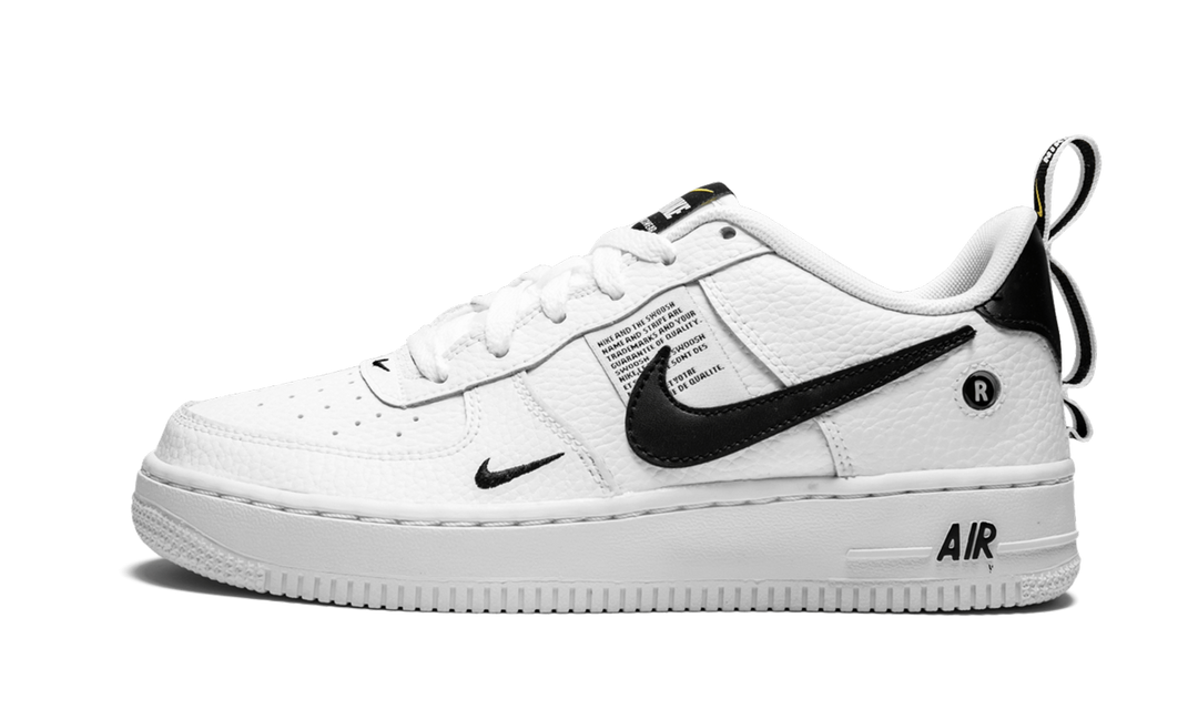 NIKE AIR FORCE 1 LOW UTILITY WHITE BLACK GS