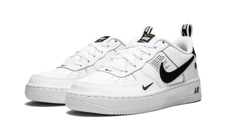 NIKE AIR FORCE 1 LOW UTILITY WHITE BLACK GS