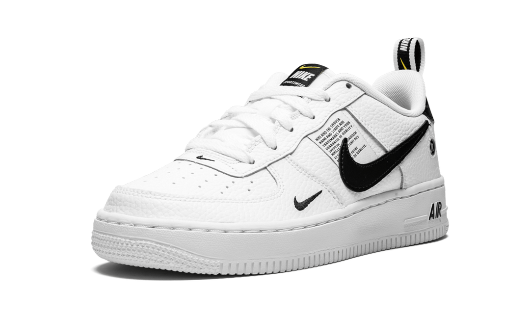 NIKE AIR FORCE 1 LOW UTILITY WHITE BLACK GS