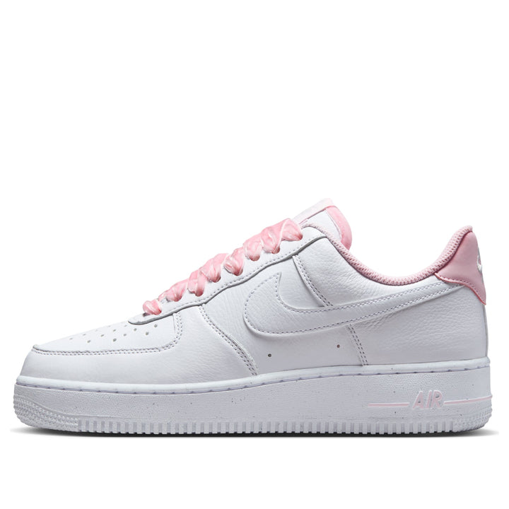 NIKE AIR FORCE 1 LOW VINTAGE PINK FOAM VELVET LACES (WOMEN&