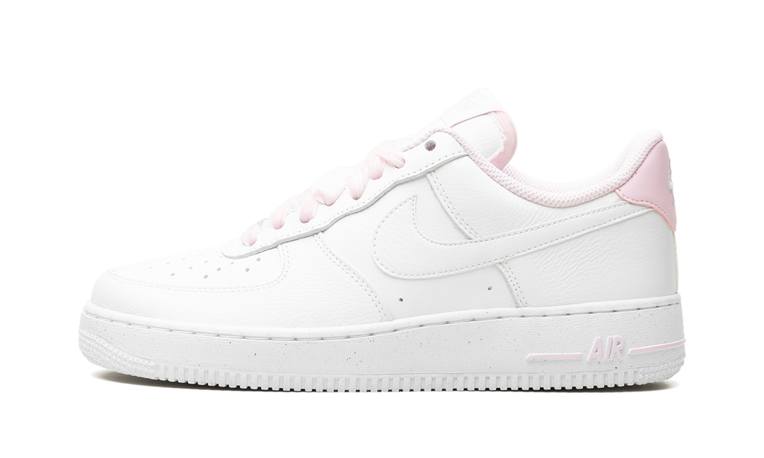 NIKE AIR FORCE 1 LOW VINTAGE PINK FOAM VELVET LACES (WOMEN&