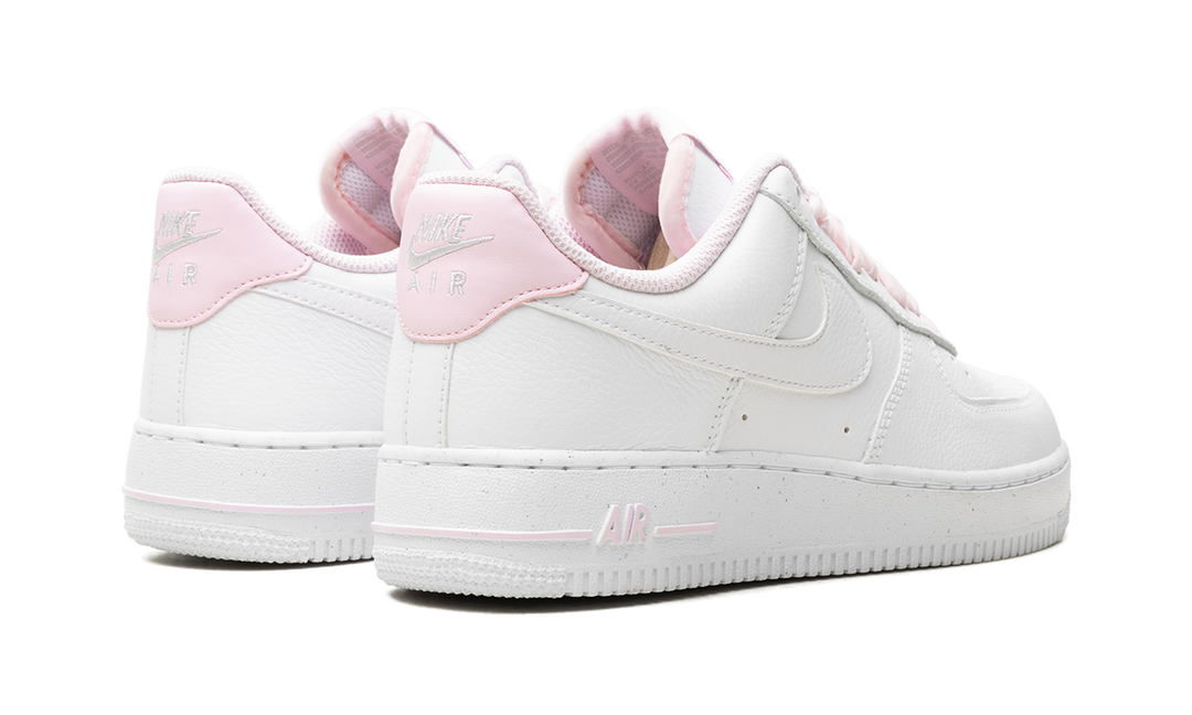 NIKE AIR FORCE 1 LOW VINTAGE PINK FOAM VELVET LACES (WOMEN&