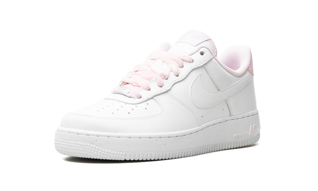 NIKE AIR FORCE 1 LOW VINTAGE PINK FOAM VELVET LACES (WOMEN&