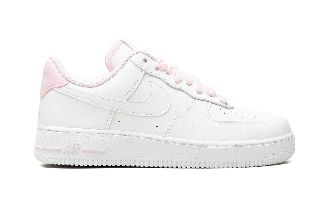 NIKE AIR FORCE 1 LOW VINTAGE PINK FOAM VELVET LACES (WOMEN&