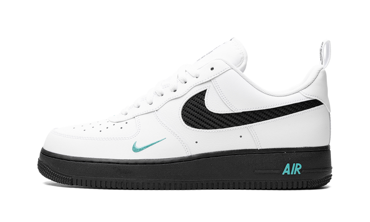 NIKE AIR FORCE 1 LOW WHITE BLACK TEAL