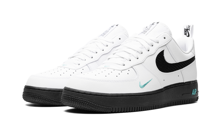 NIKE AIR FORCE 1 LOW WHITE BLACK TEAL