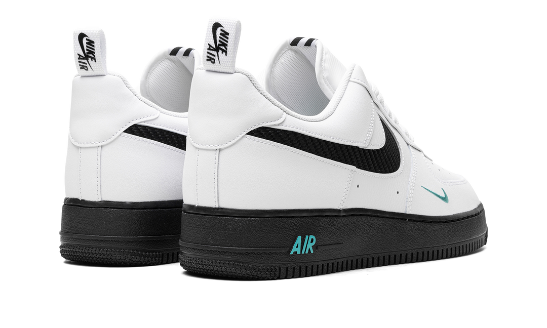 NIKE AIR FORCE 1 LOW WHITE BLACK TEAL