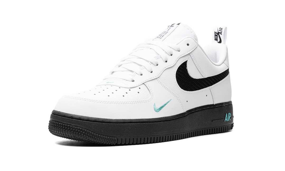 NIKE AIR FORCE 1 LOW WHITE BLACK TEAL