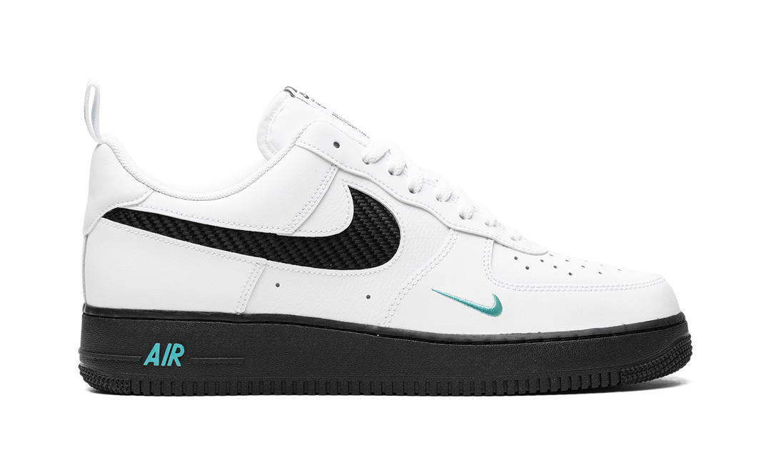 NIKE AIR FORCE 1 LOW WHITE BLACK TEAL